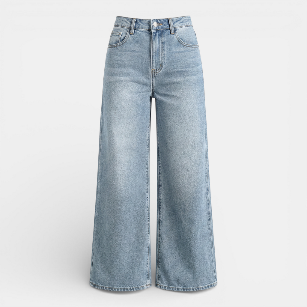 Women's Jeans - High Waist Wide Leg - Mary Feels