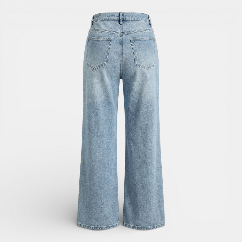 Women's Jeans - High Waist Wide Leg - Mary Feels