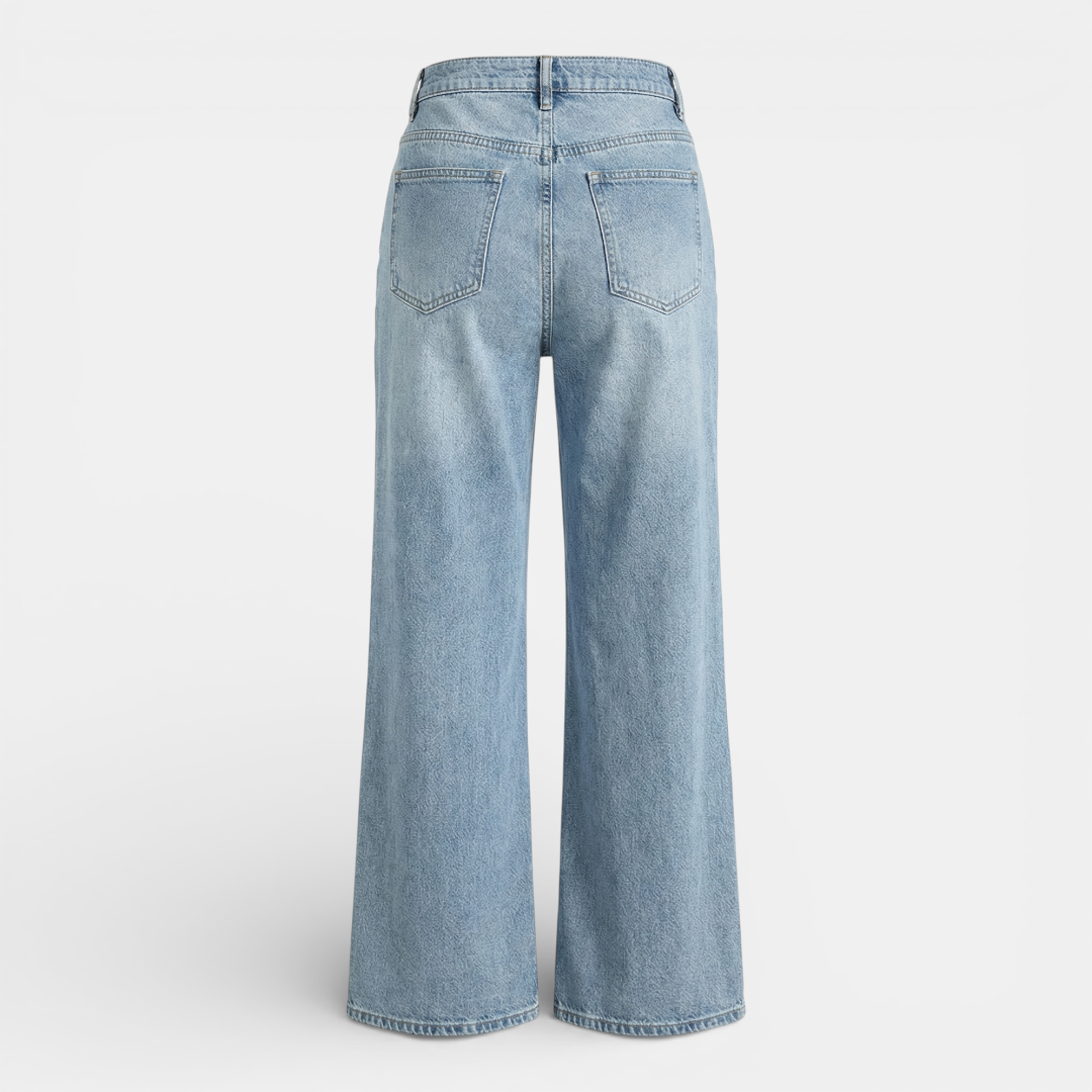 Women's Jeans - High Waist Wide Leg - Mary Feels